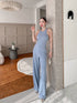 SIRINNN Sleeveless Long Cross Lace BackJumpsuits